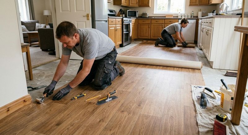 Linoleum Flooring Replacement in North Brunswick, NJ