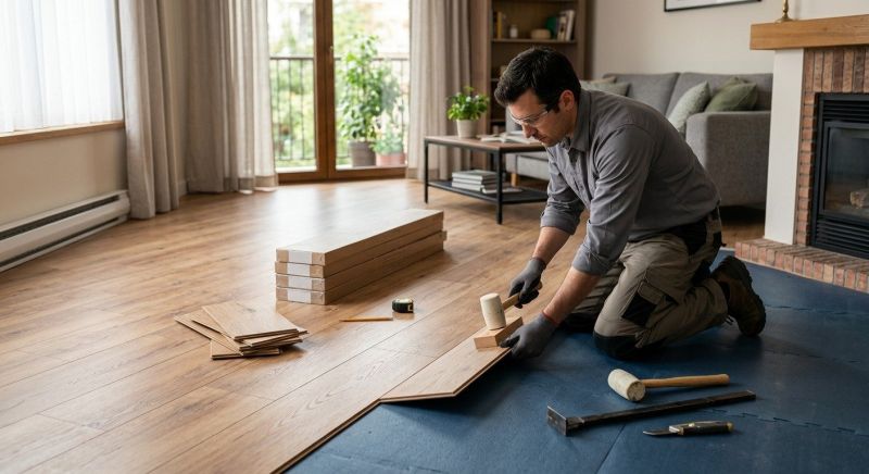 Plank Laminate Installation in North Brunswick, NJ