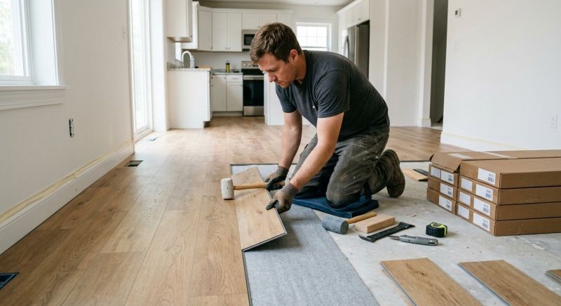 Vinyl Plank Floor Installation in North Brunswick, NJ