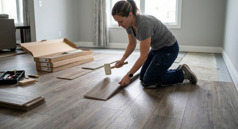 Vinyl Plank Floor Installation in North Brunswick, NJ