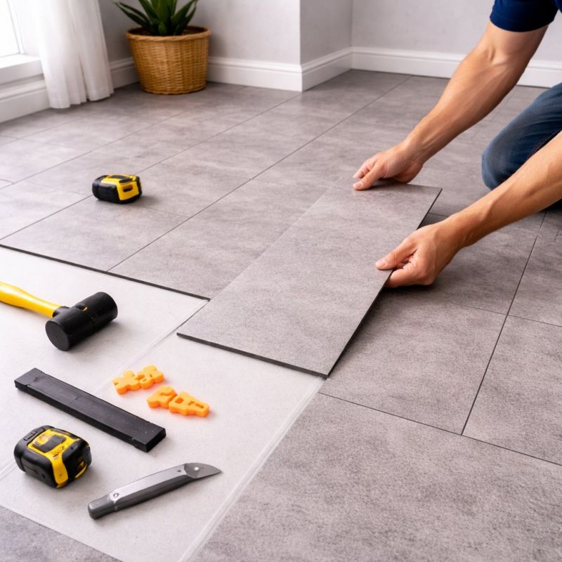 Vinyl Tile Replacement in North Brunswick, NJ