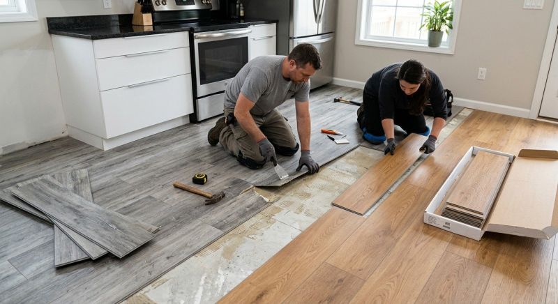 Vinyl Tile Replacement in North Brunswick, NJ